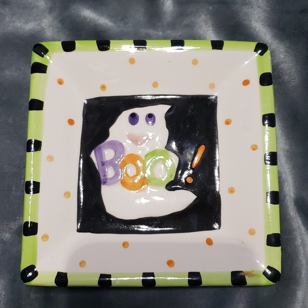 Set of 3 Halloween Decorative Plates - Picture 3 of 7
